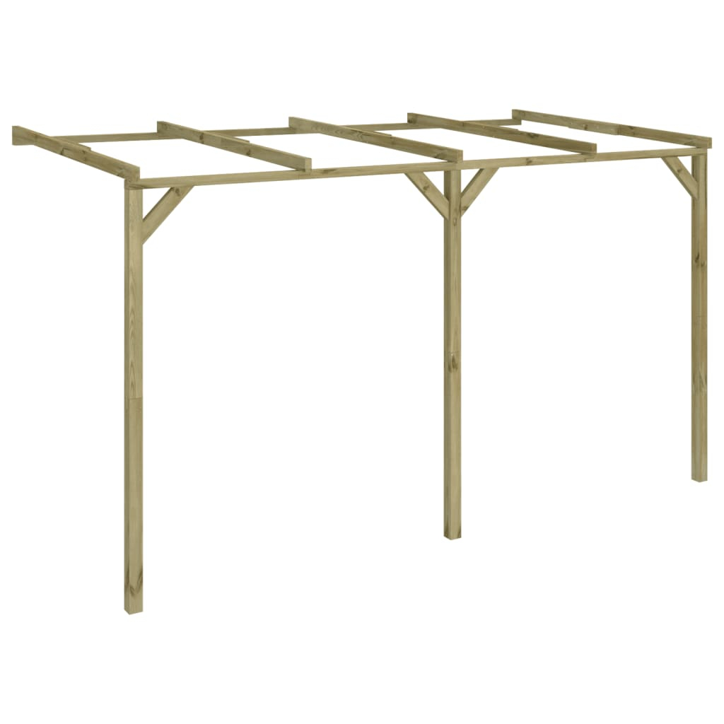 vidaXL pérgola cobertizo de madera 2x4x2,2 m