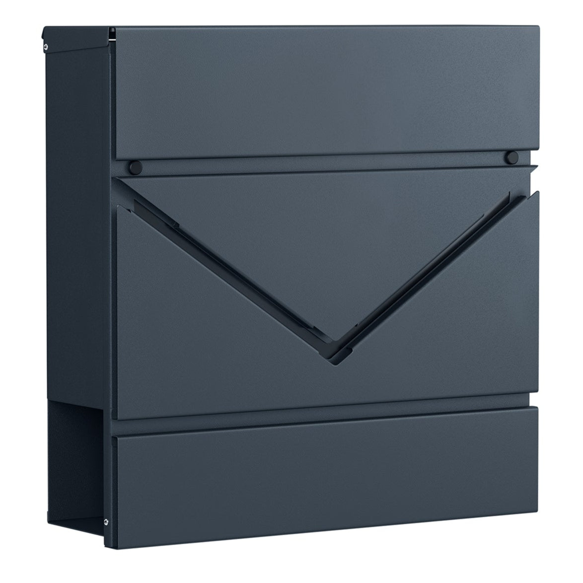 Buzón de pared con ventana, cerradura y revistero, fácil