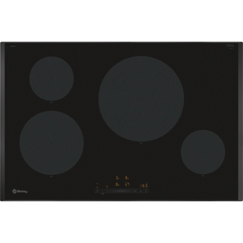 Inducción balay 3eb985lh 80 cm 4 zonas negra/biselada