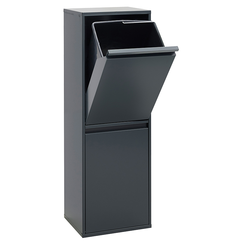 Arregui basic cr204-b cubo de basura y reciclaje de acero 2 x 17 l (34 l)