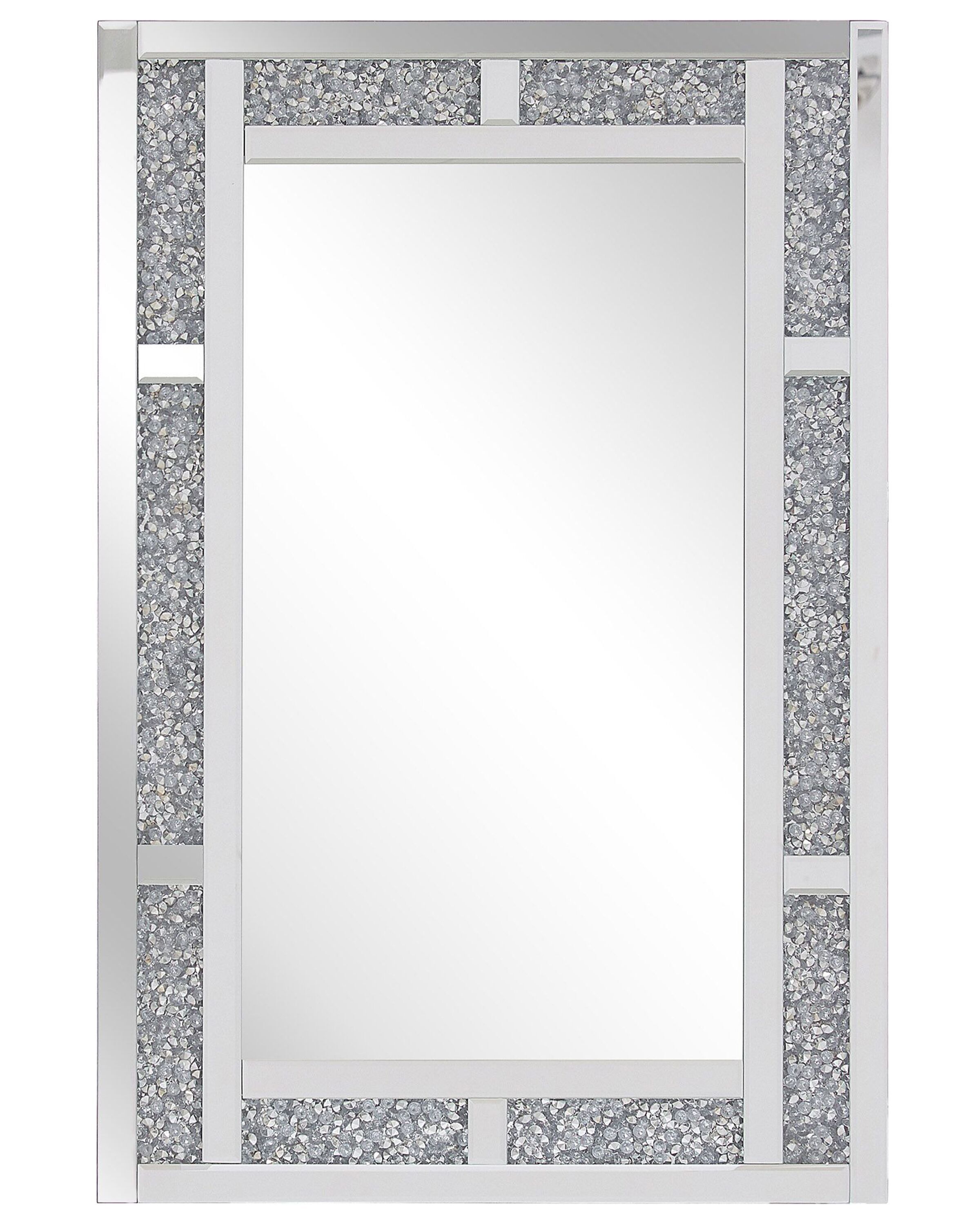 Espejo de pared avrille 60 cm 90 cm plateado