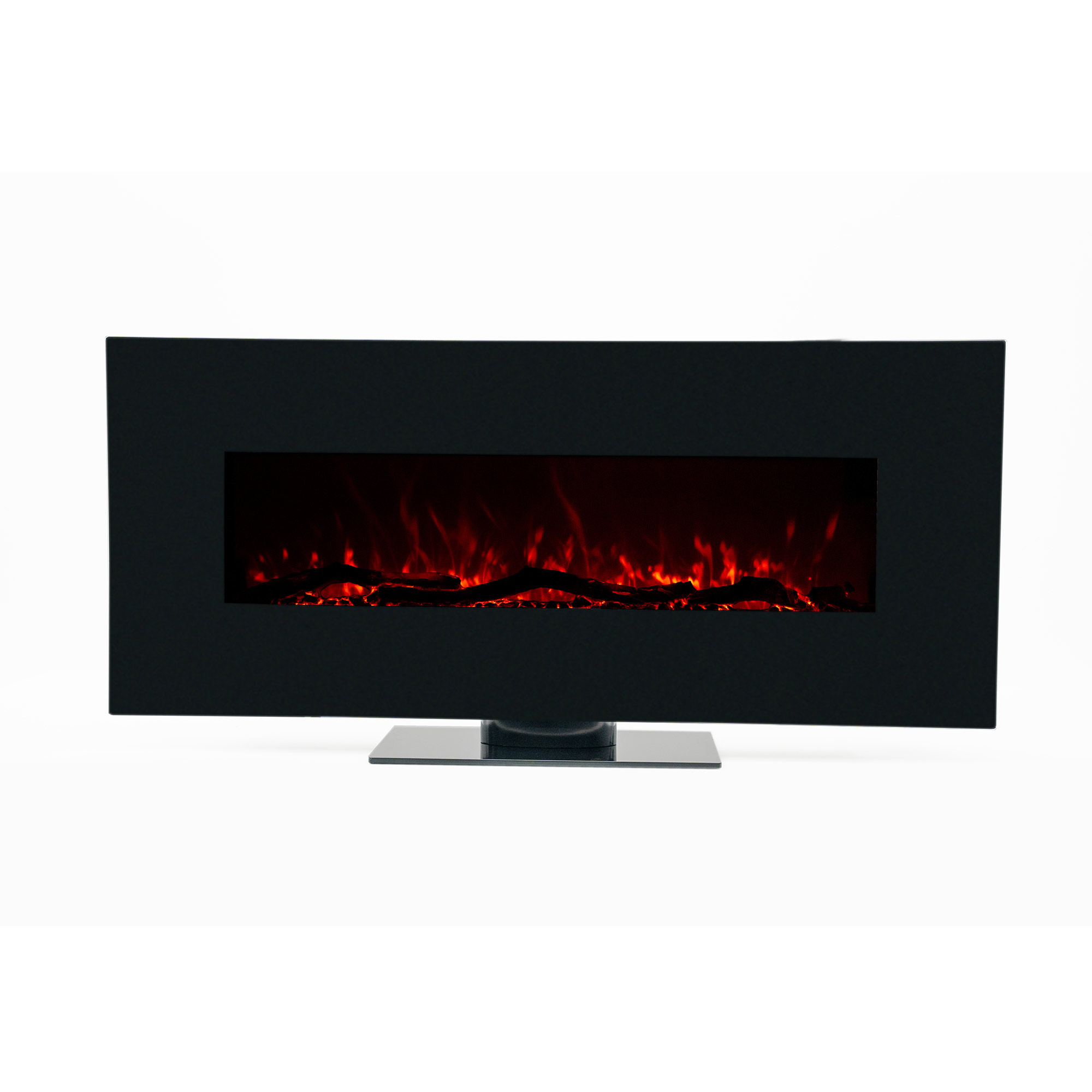 Chimenea eléctrica de pared 1600w kekai minesota 84x26x53 cm con simulación