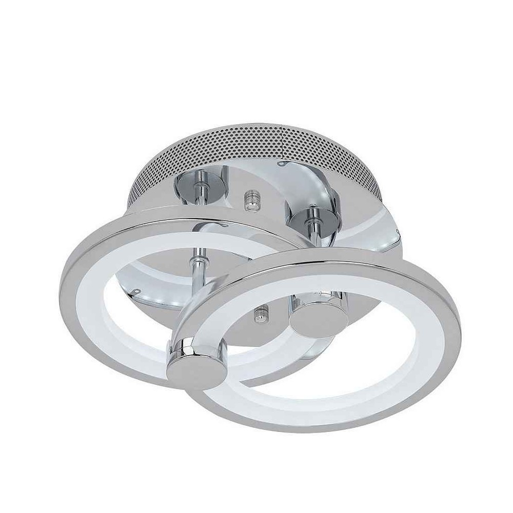Plafón LED - sydney - cromo - 96w - mando a distancia - intensidad ajustabl