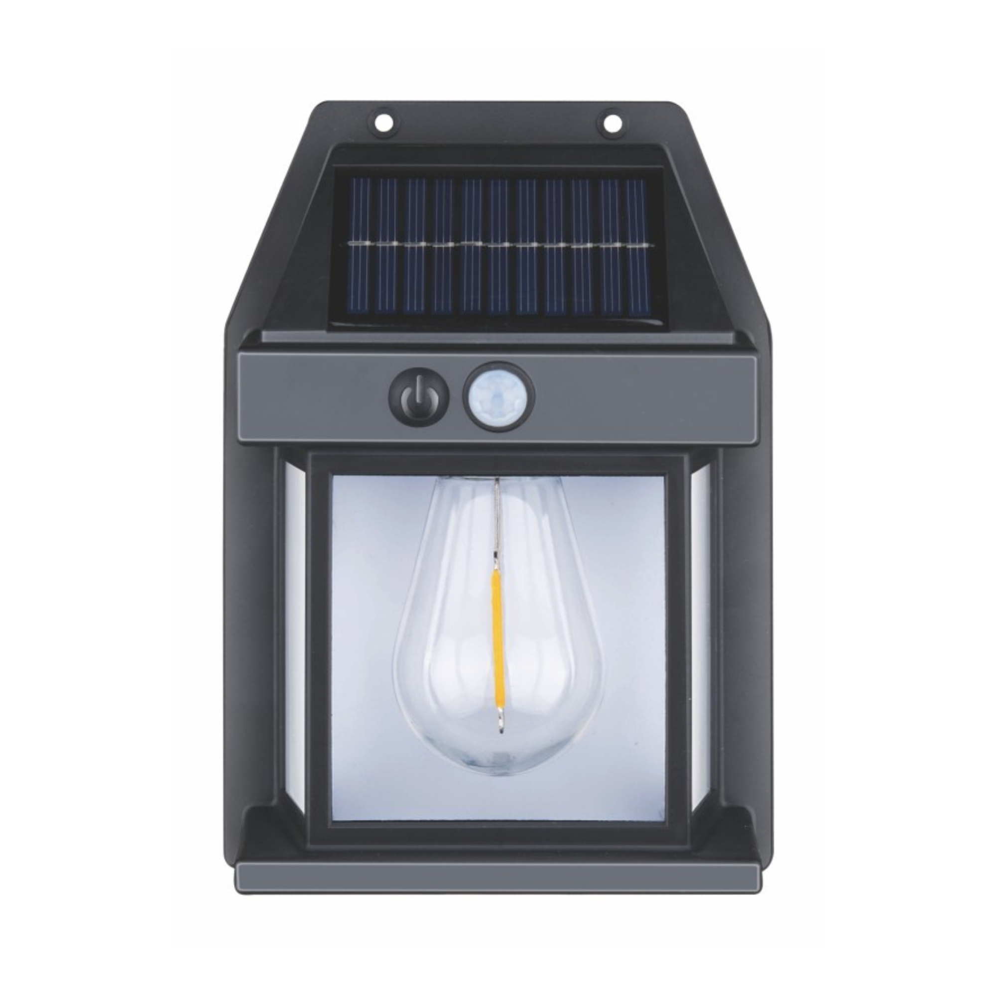 Aplique solar pared exterior con sensor de proximidad. Luz cálida 3000k
