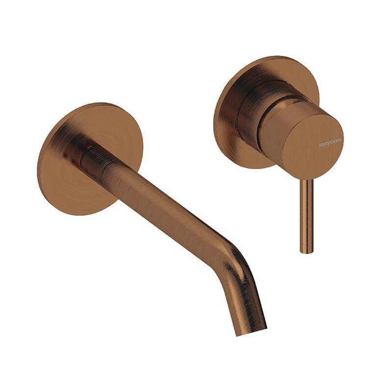 Grifo monomando mural loop 18 cm cromado