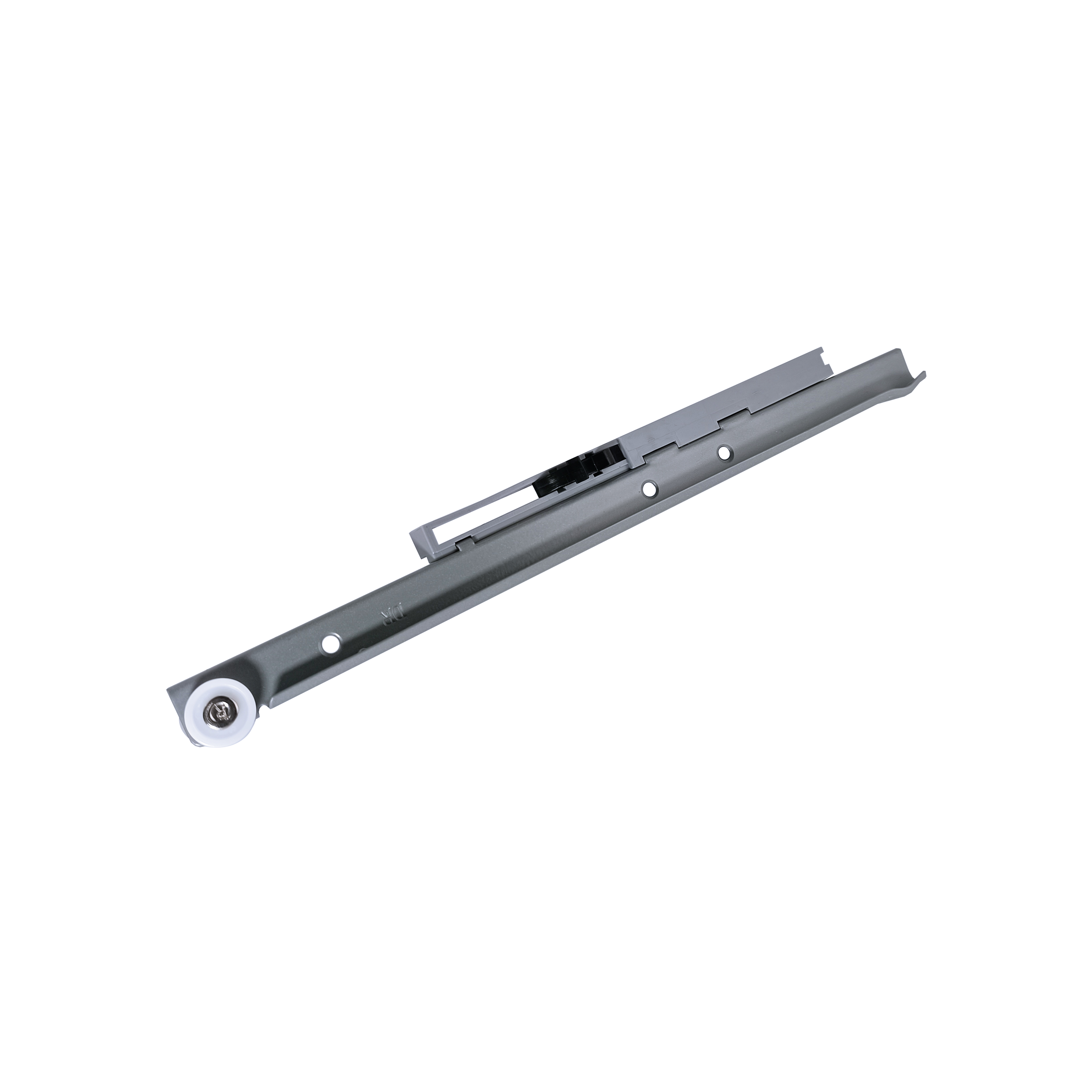 Guías correderas cajón gris - 45cm | parcial | inferior | rodillo | 5und