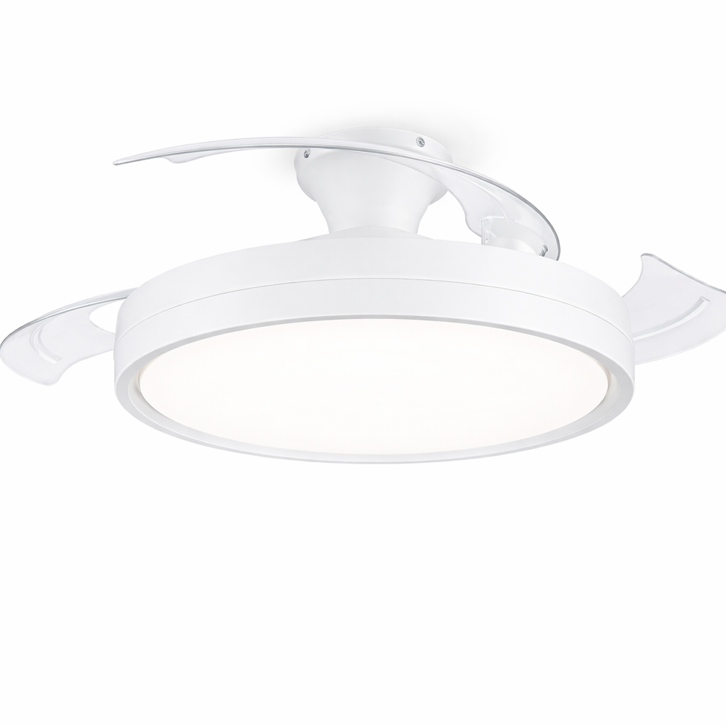 Dupi ventilador de techo con luz power air LED | ø 50 cm | blanco