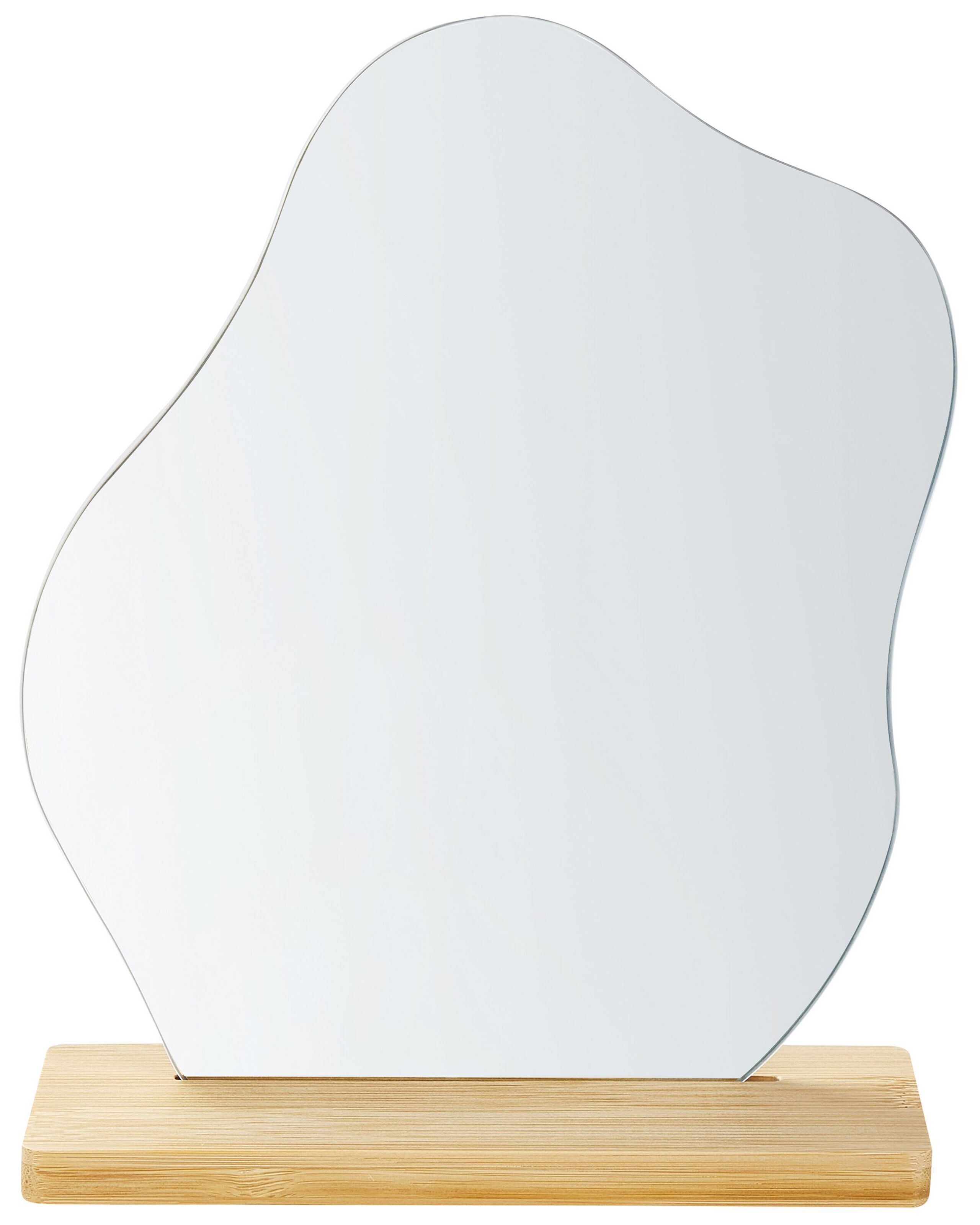 Espejo de pie lozere 19 cm 22 cm bambú marrón claro