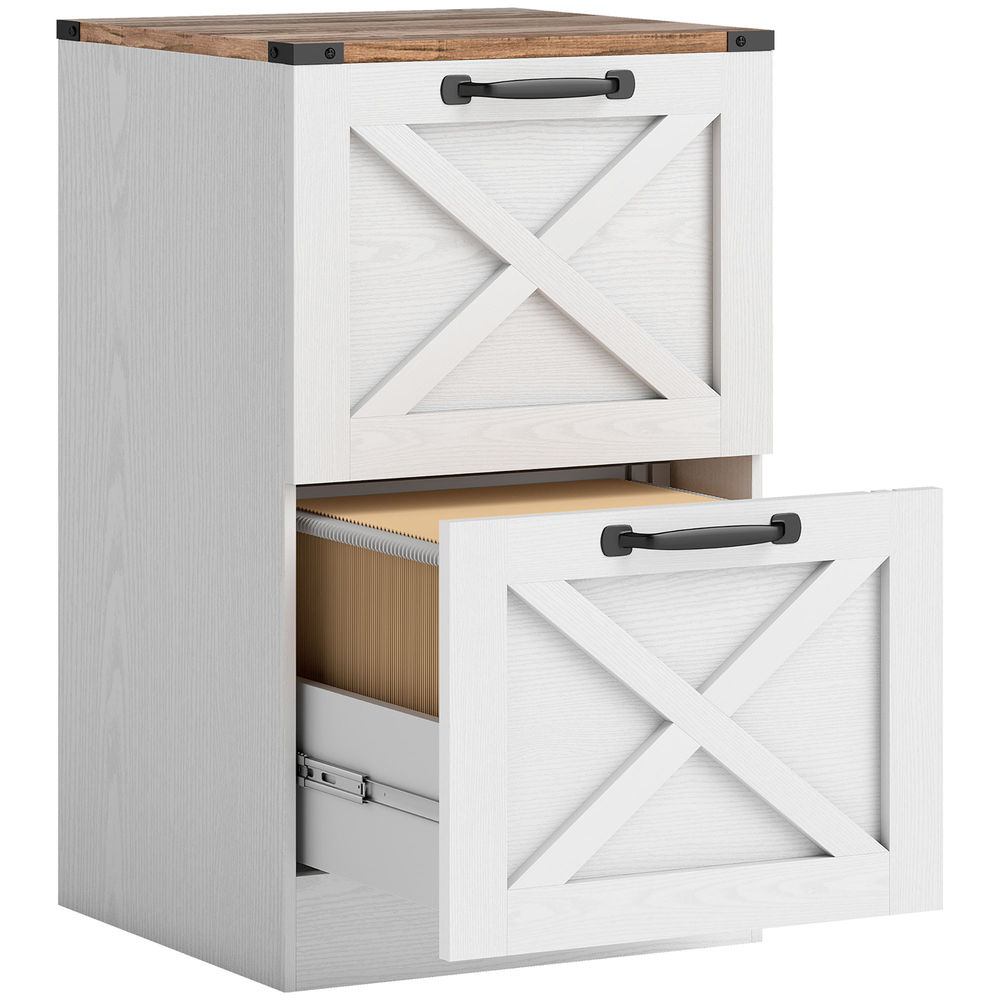 Cajonera de escritorio 40x40x71 cm color blanco Homcom
