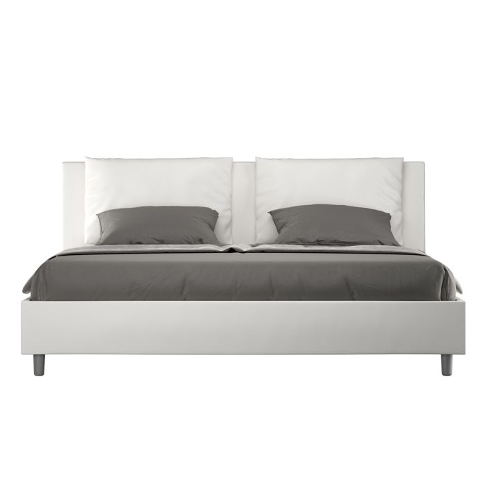 Cama tapizada 180x190 - blanco - sin somier