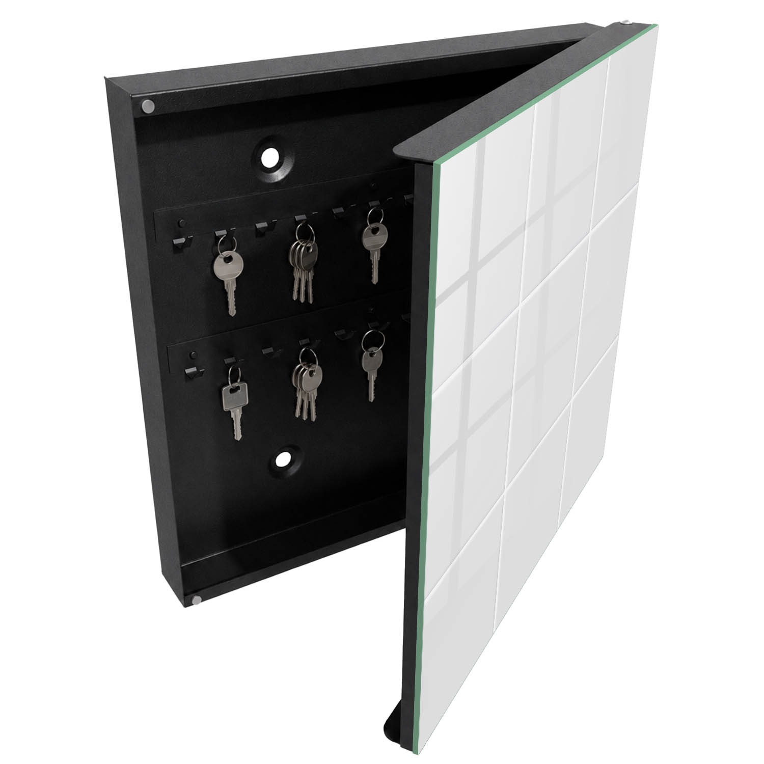 Caja para llaves de entrada 30x30x5, apertura derecha tulup