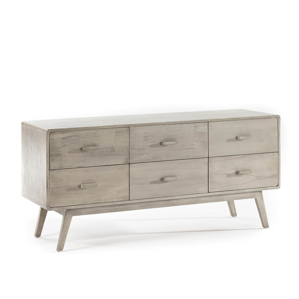 Aparador 160x50x75 madera gris velado