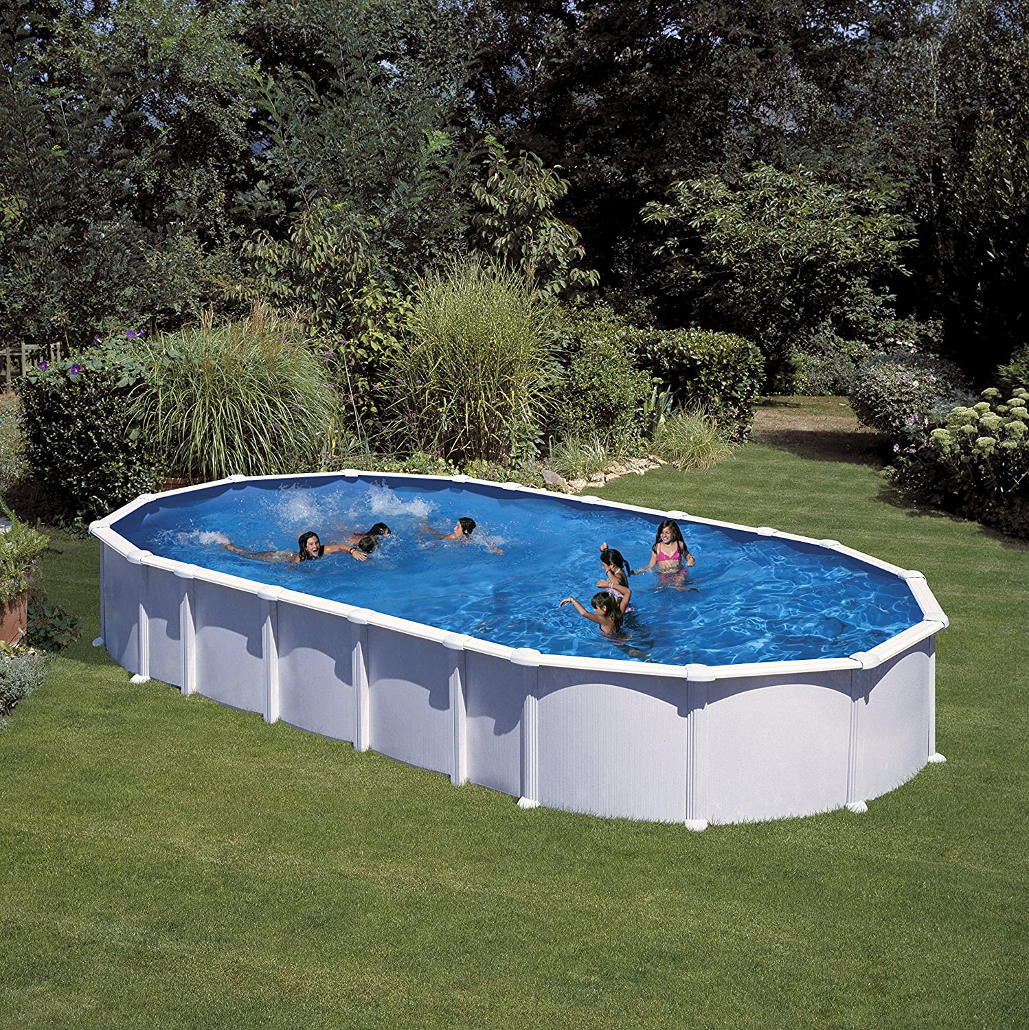piscina gre kitprov6188 ovalada haiti color blanca