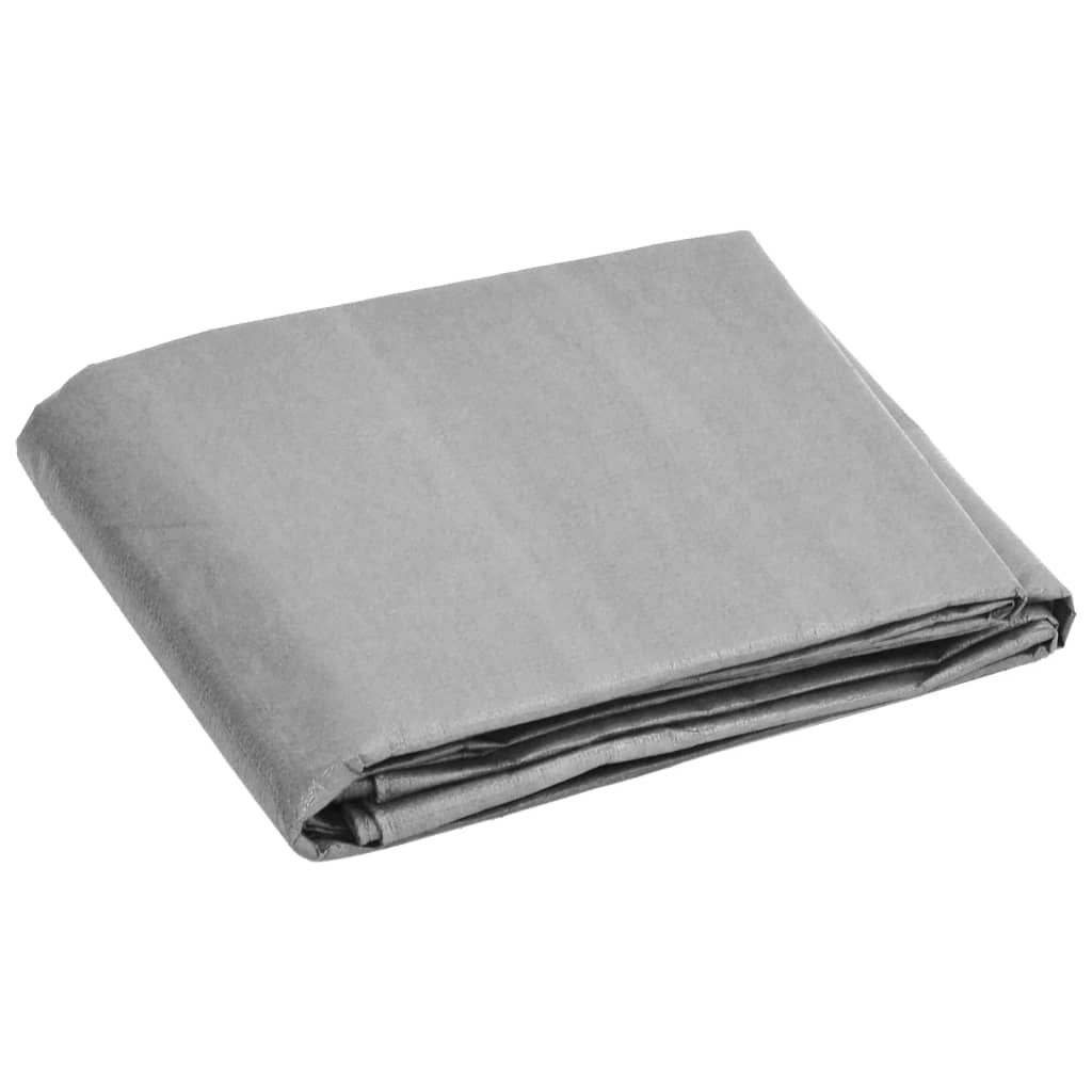 Lona hdpe gris 180 g/m² 3x4 m