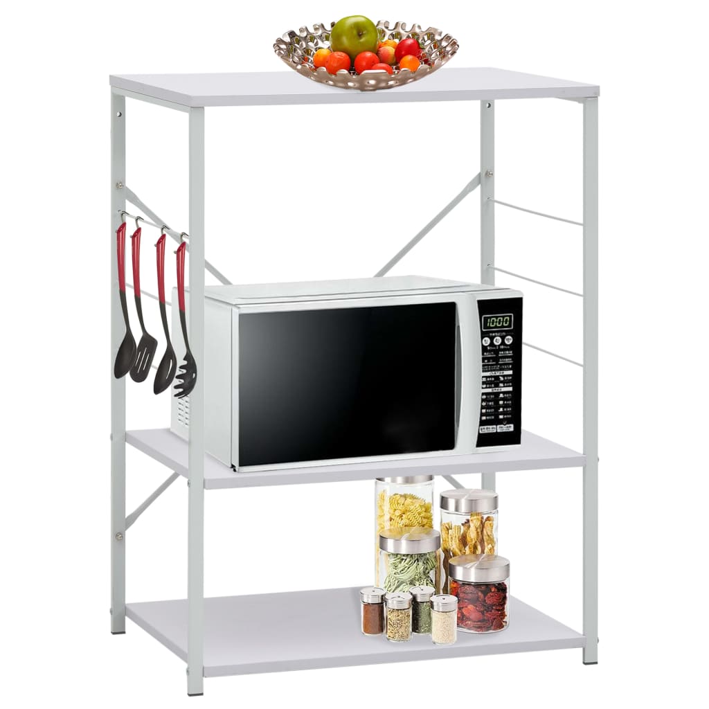 Armario de microondas madera ingeniería blanco 60x39,6x79,5 cm eerf8208