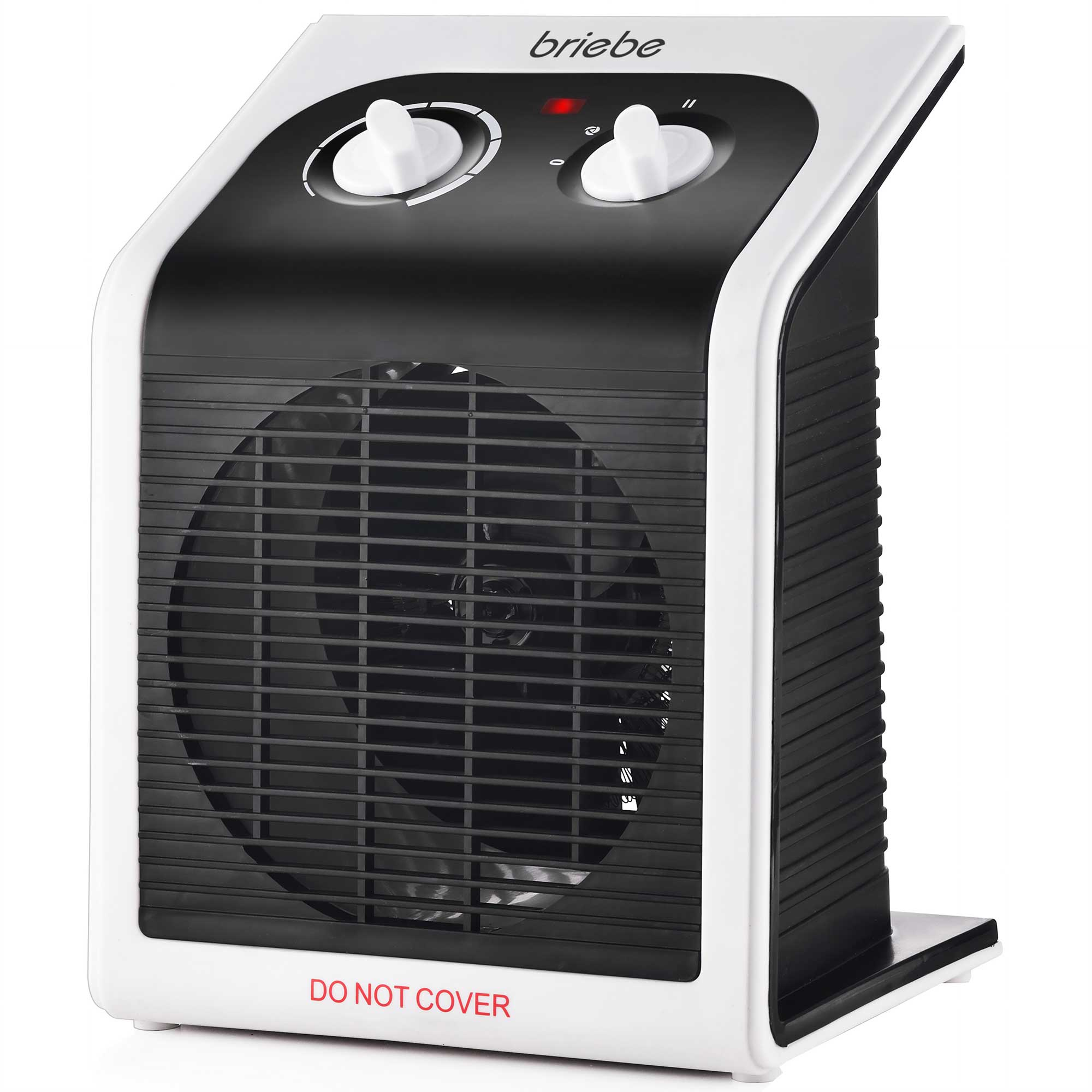 Calefactor Bajo Consumo Ventilador Eléctrico Briebe HT1182 blanco/negro