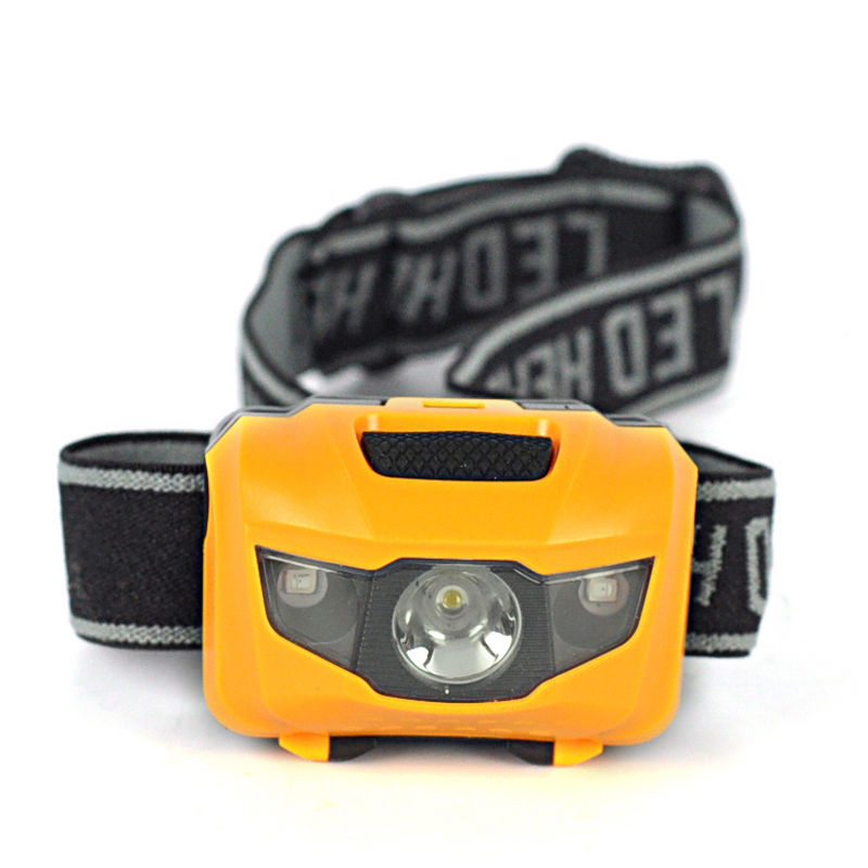 Linterna LED 3W negra senderismo pesca camping recargable