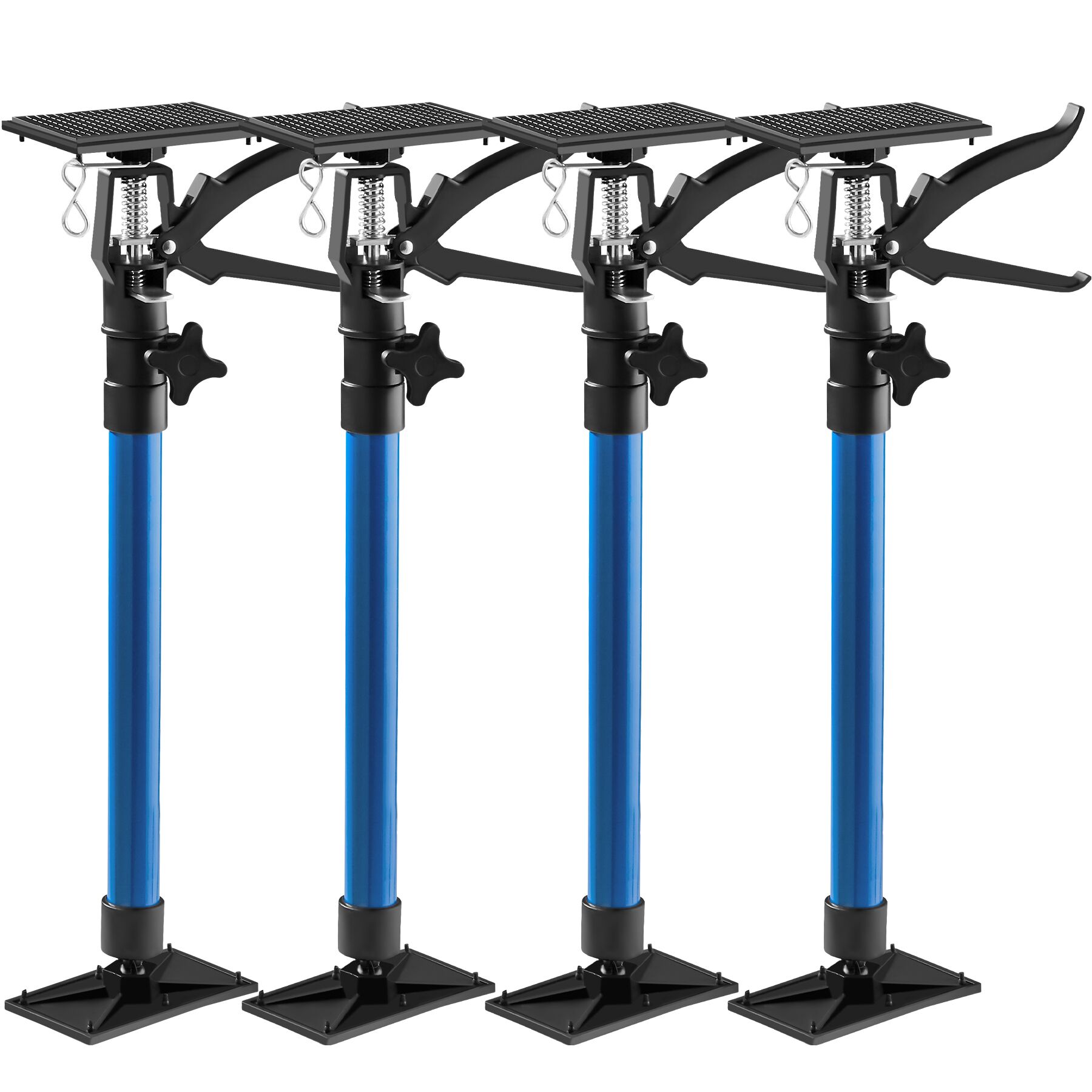 4 tensores para puerta, azul