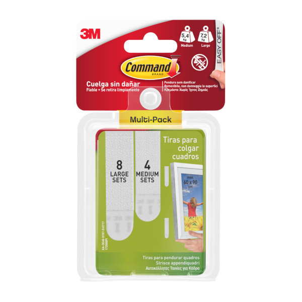 Tiras sujeta cuadros multipack 3M