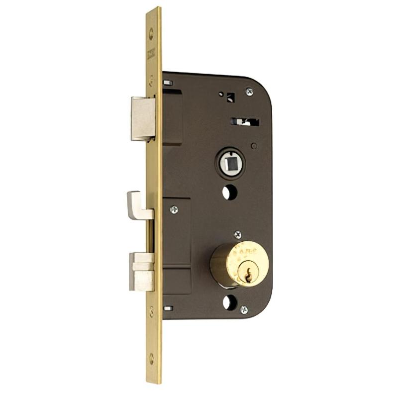 Cerradura embutir yale azbe 48 bc 40x70 con cuadradura antipalanque