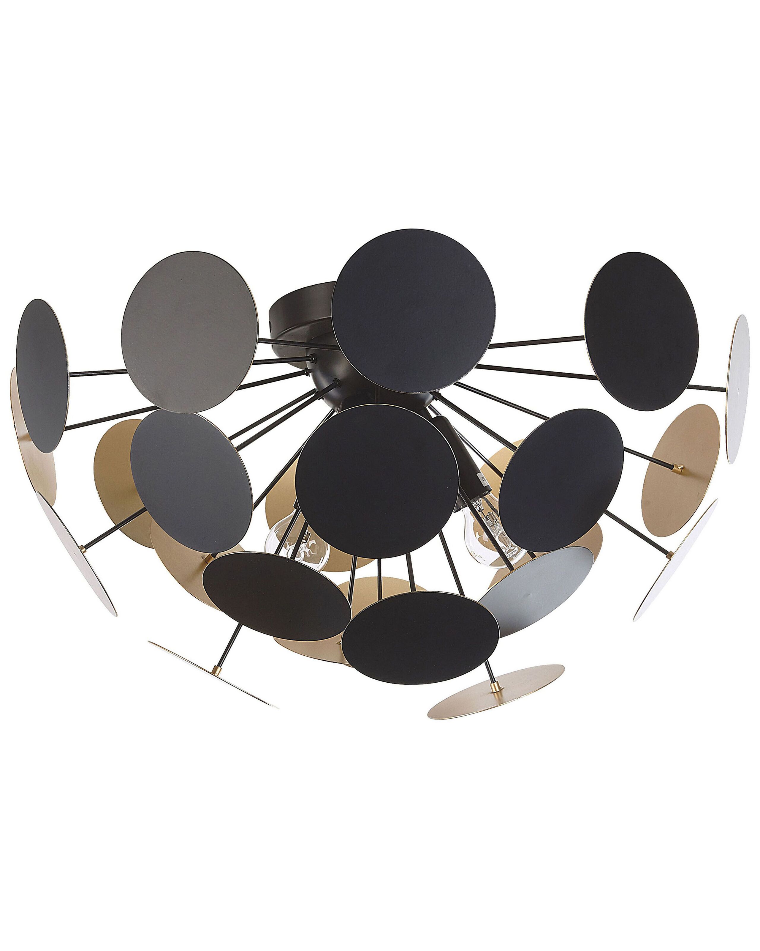 Lámpara de techo maritsa metal negro