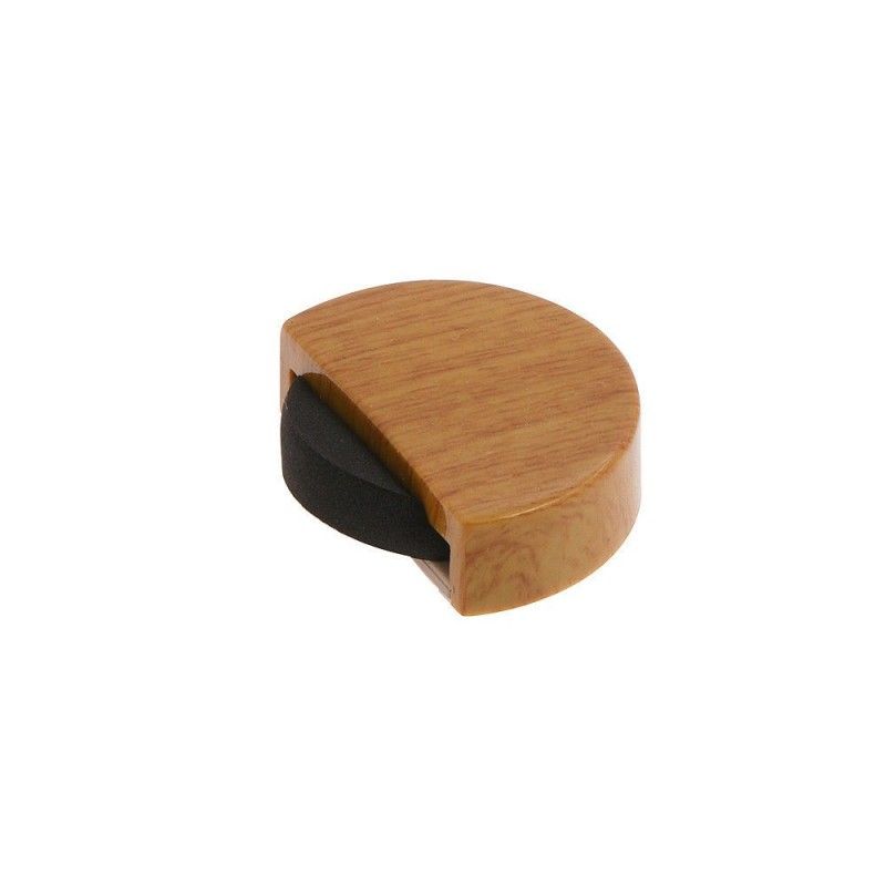 Wolfpack 5320333-tope de puerta adhesivo silencioso color madera