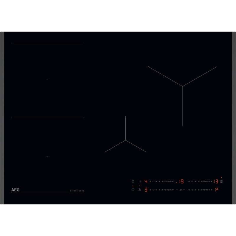 Placa de inducción AEG to74ib00fb 4 zonas 70 cm control slider