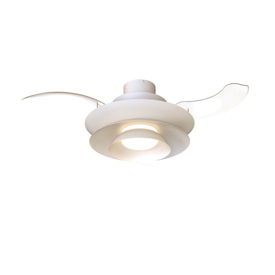 Mantra ventilador tipo plafón moderno con aspas retráctiles LED aconcagua