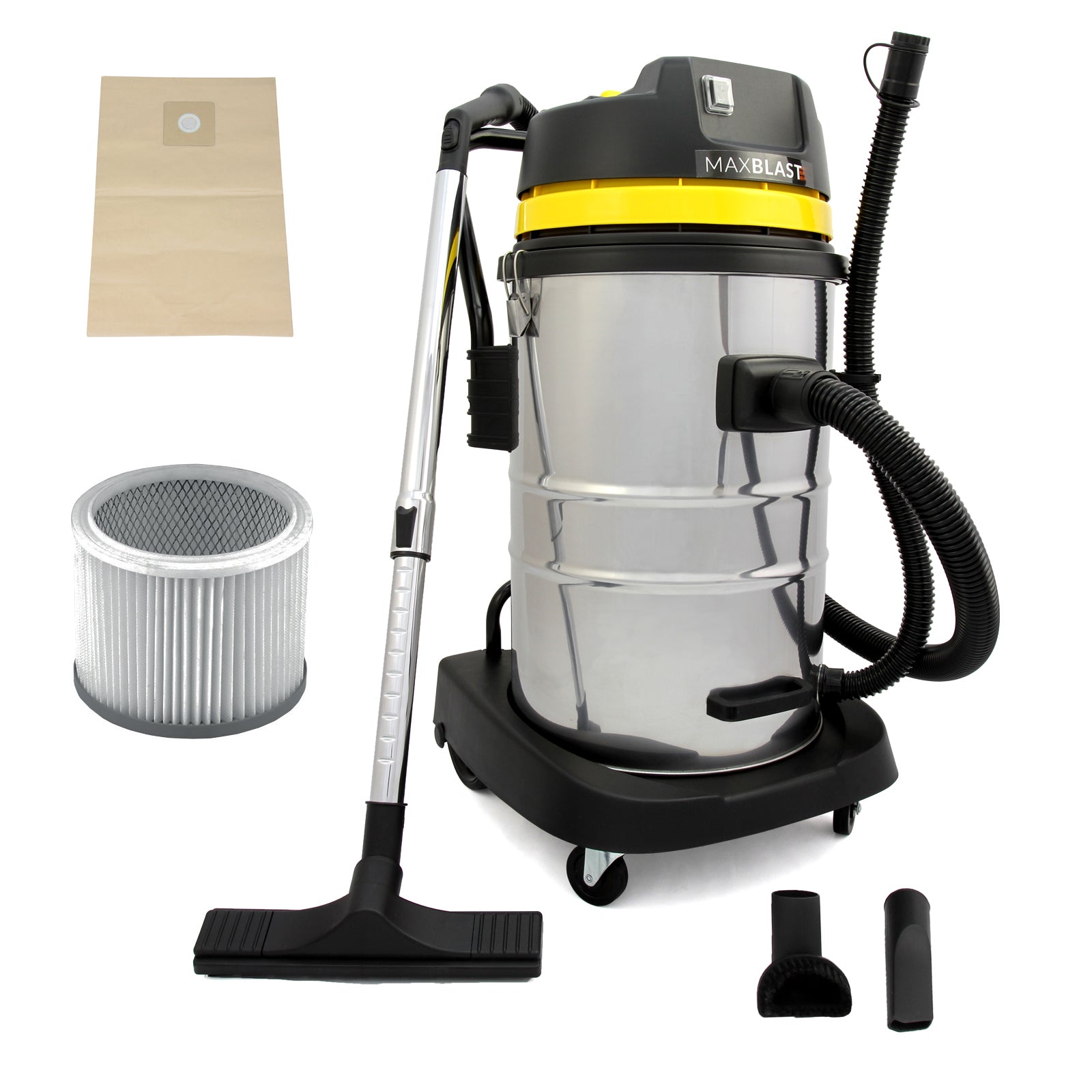 Aspiradora comercial maxblast de 60 litros