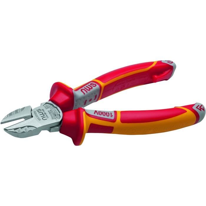 Alicate de corte vde - marca - modelo - rojo - 160 mm - acero especial