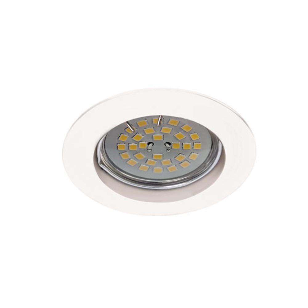 Foco empotrable fijo basic redondo blanco wonderlamp 1xgu10