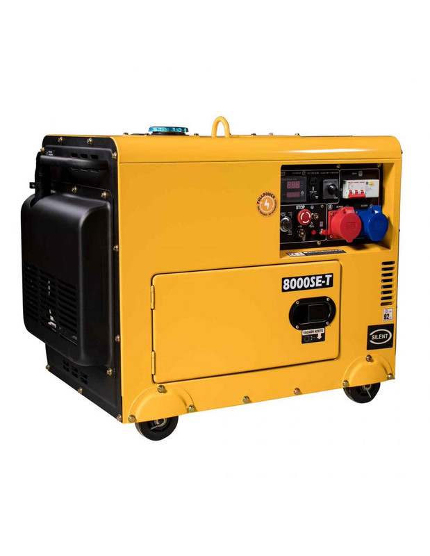 Generador eléctrico insonorizado kompak k8000se-t diésel