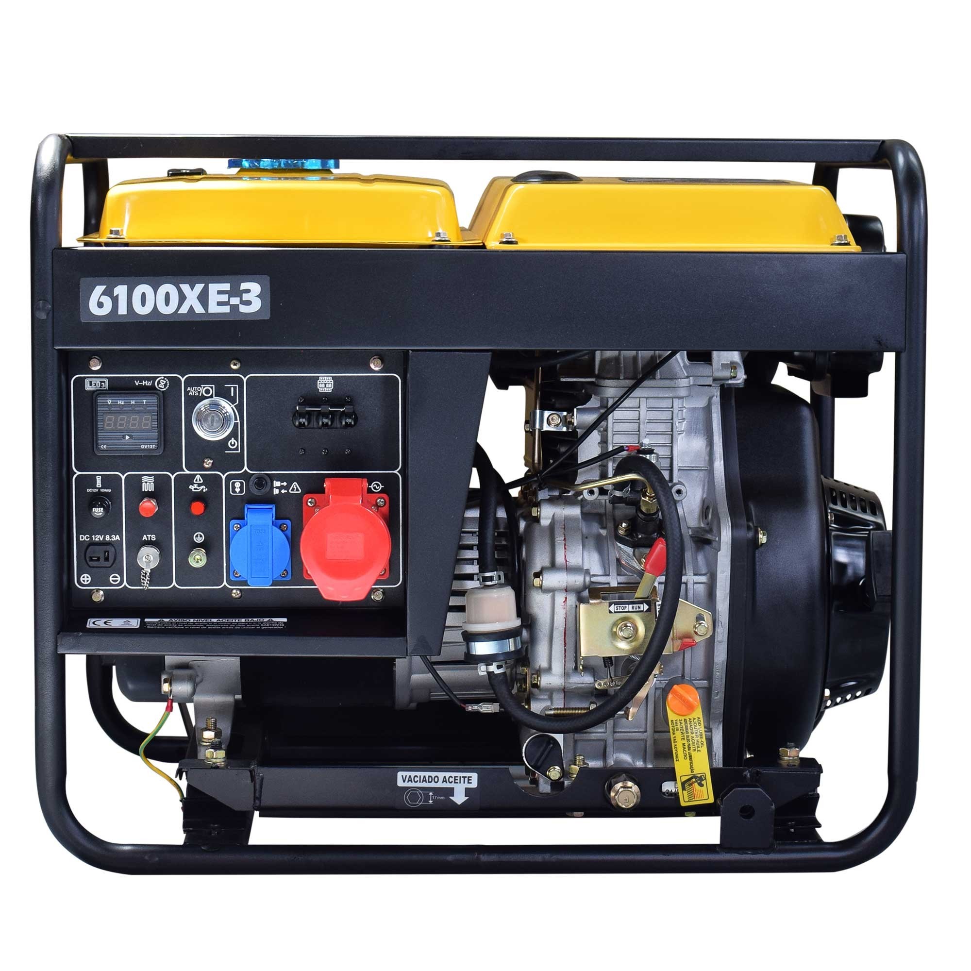 Nt6100xe-3 generador diesel kompak trifásico 6,6 kvas