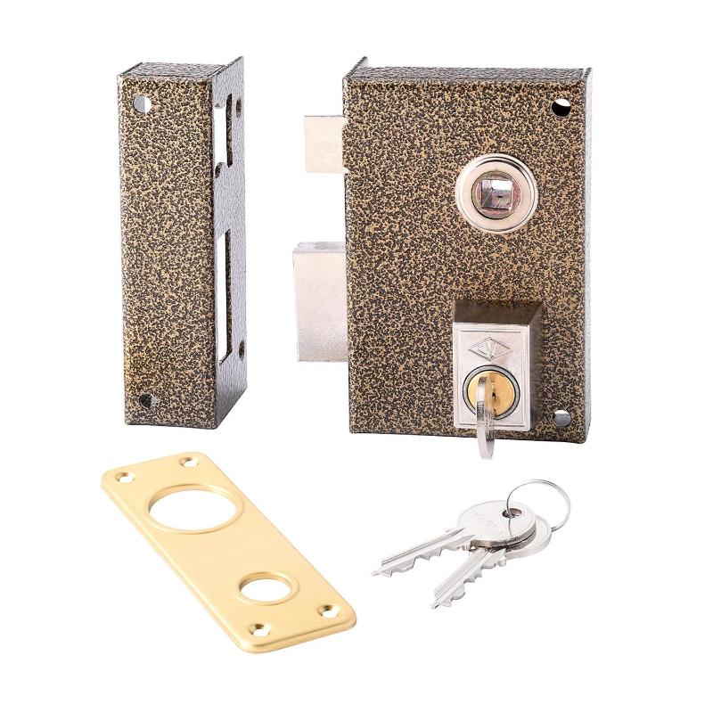 Cerradura 56bp 70mm izquierda perfil cvl resbalón reversible
