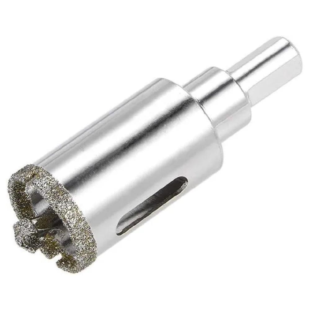 Broca diamante 28mm vástago 10mm profundidad 36mm corona vidrio