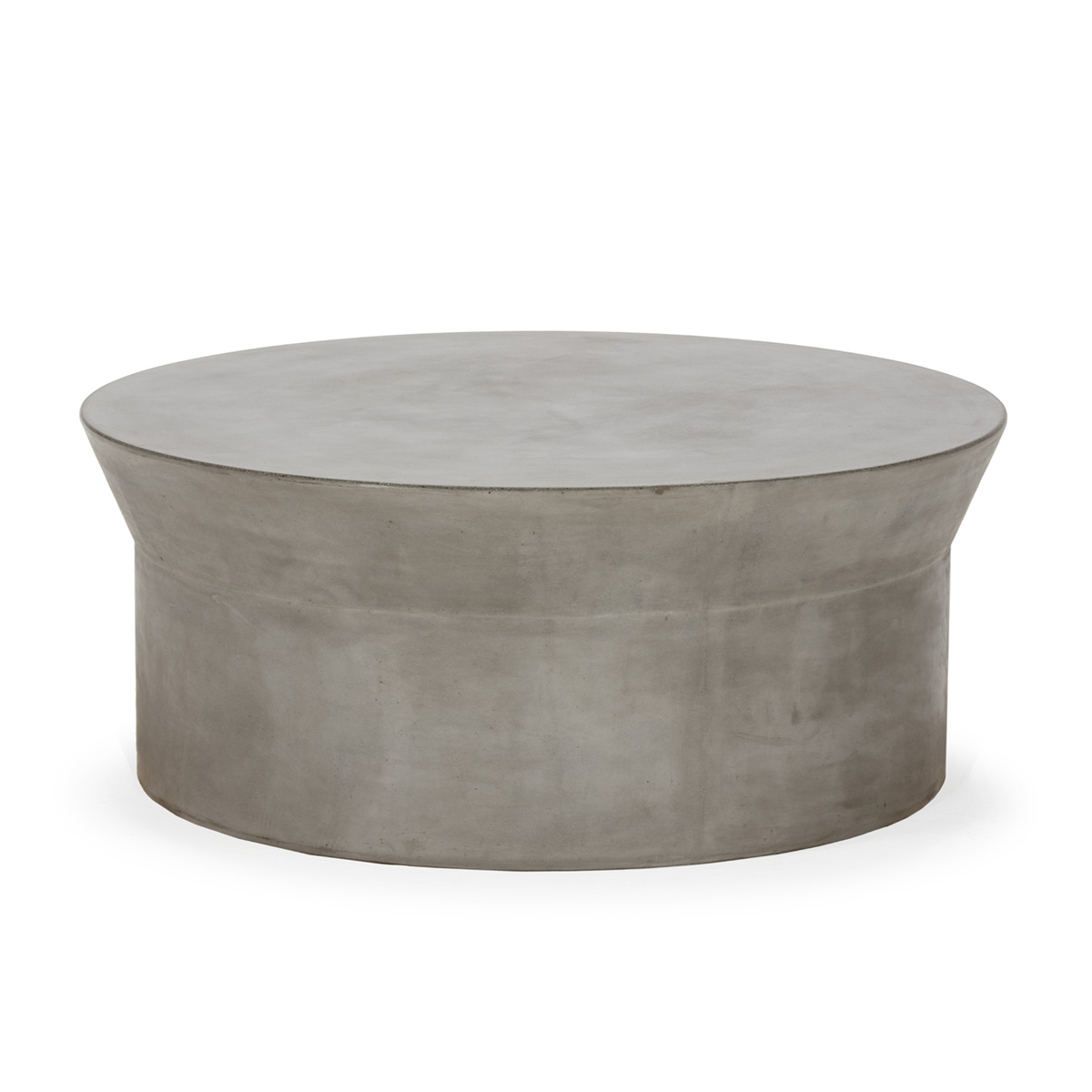 Mesa de centro 90x90x37 cemento natural