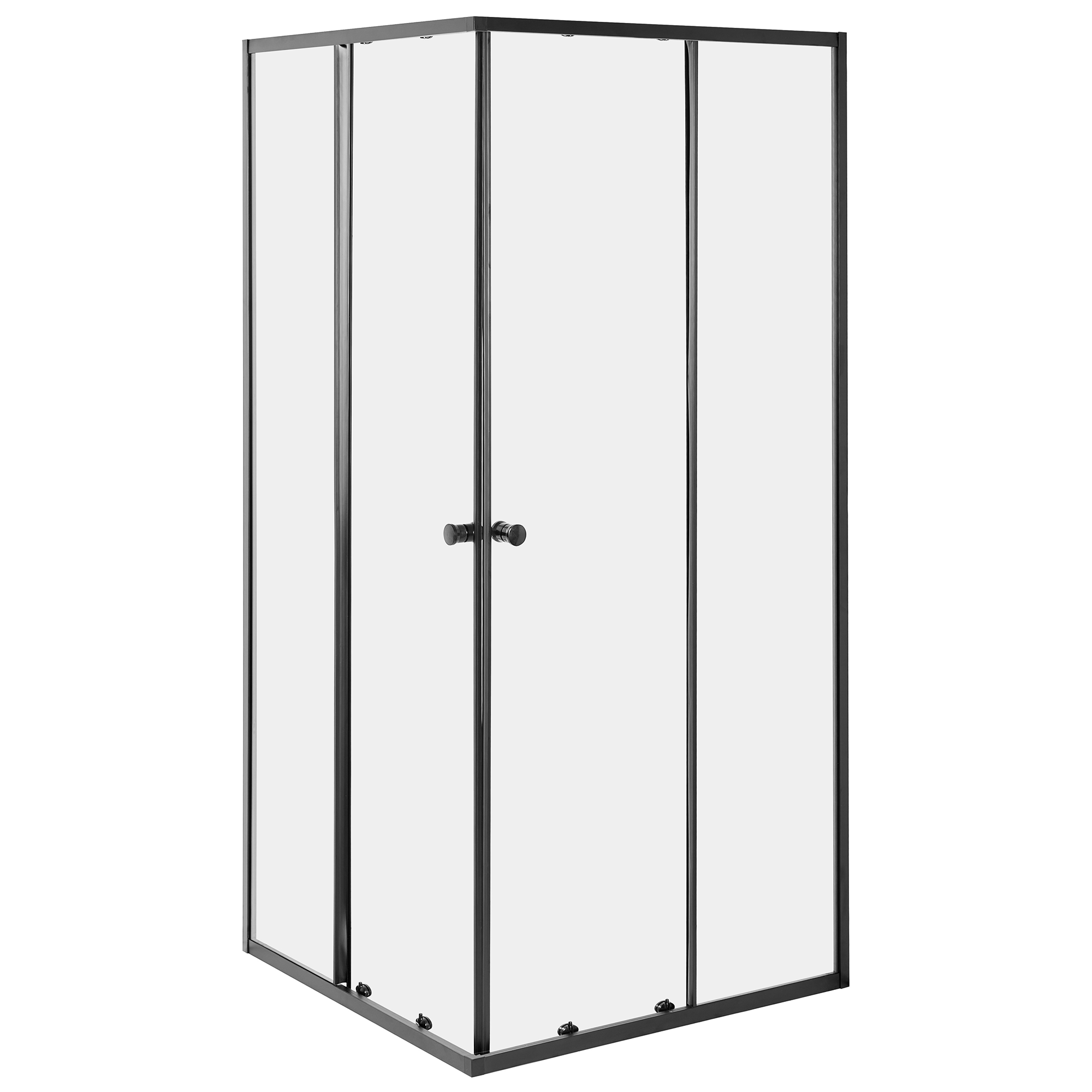 Cabina de ducha huapi 90 x 90 x 190 cm negro