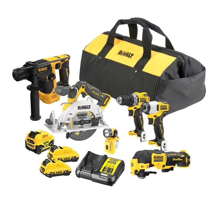 Kit combinado 6 pzs 12v - 1 bat. 5ah