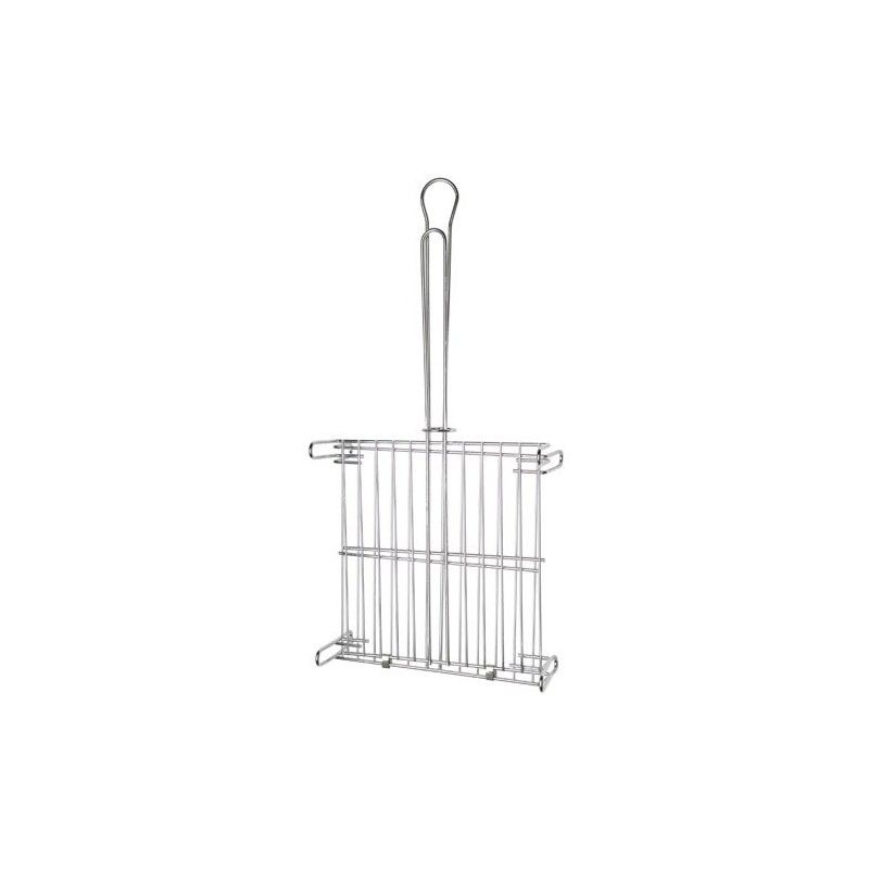 Parrilla barbacoa doble 40x40 cm.