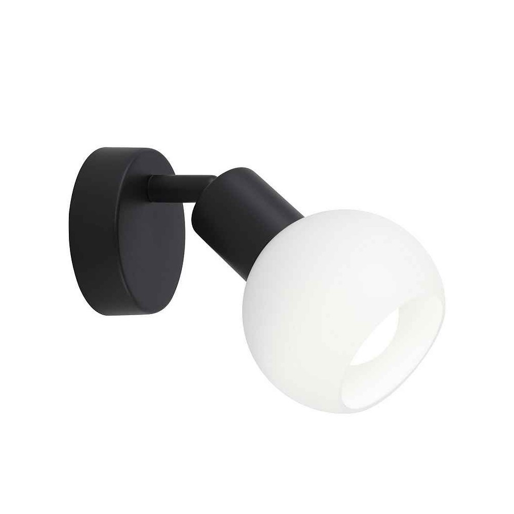 Aplique pared opal negro 0cm
