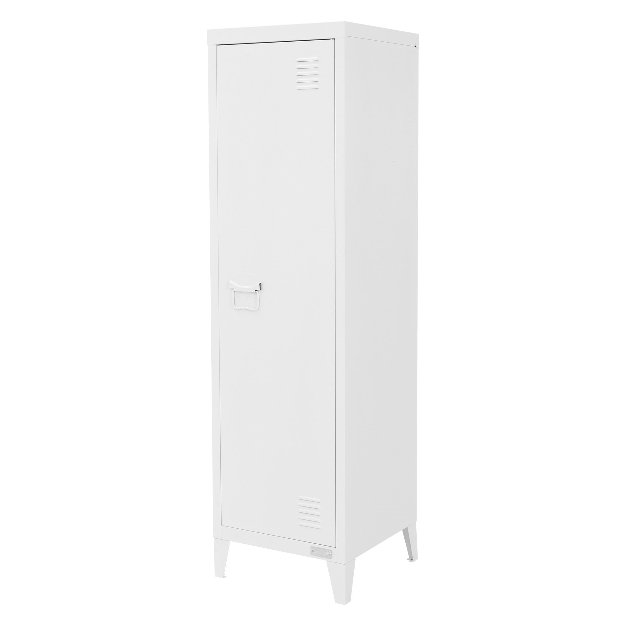 Archivador alto de oficina 38x38x137,5 cm acero blanco