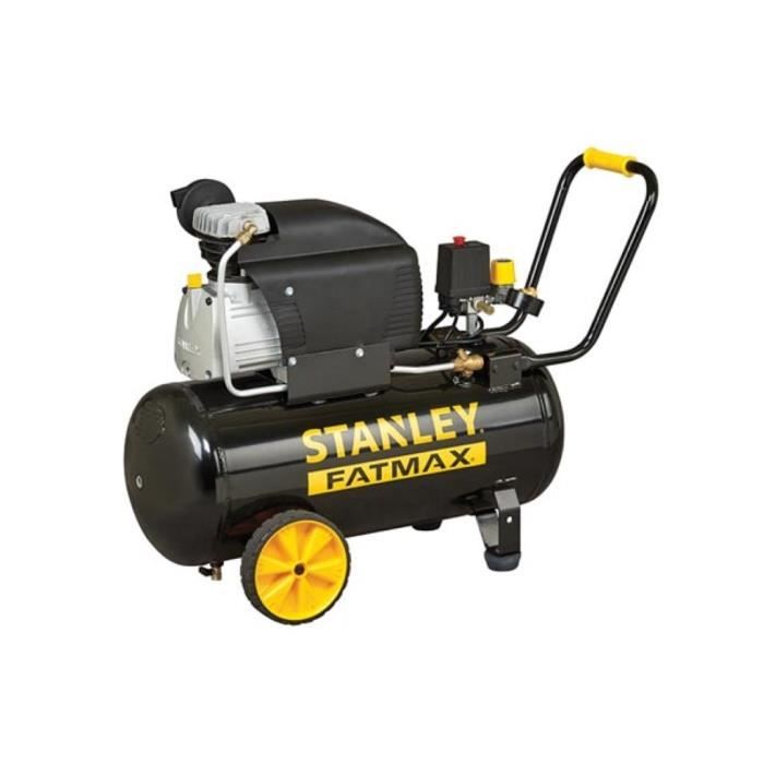 Compresor - stanley fatmax - lubricado - horizontal - 50 l / 2.5 hp / 10 ba