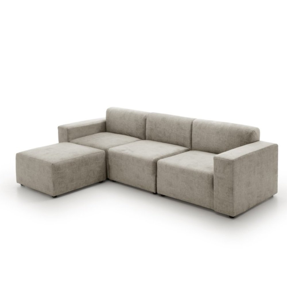Sofa diseño modular monica gris claro hanoi