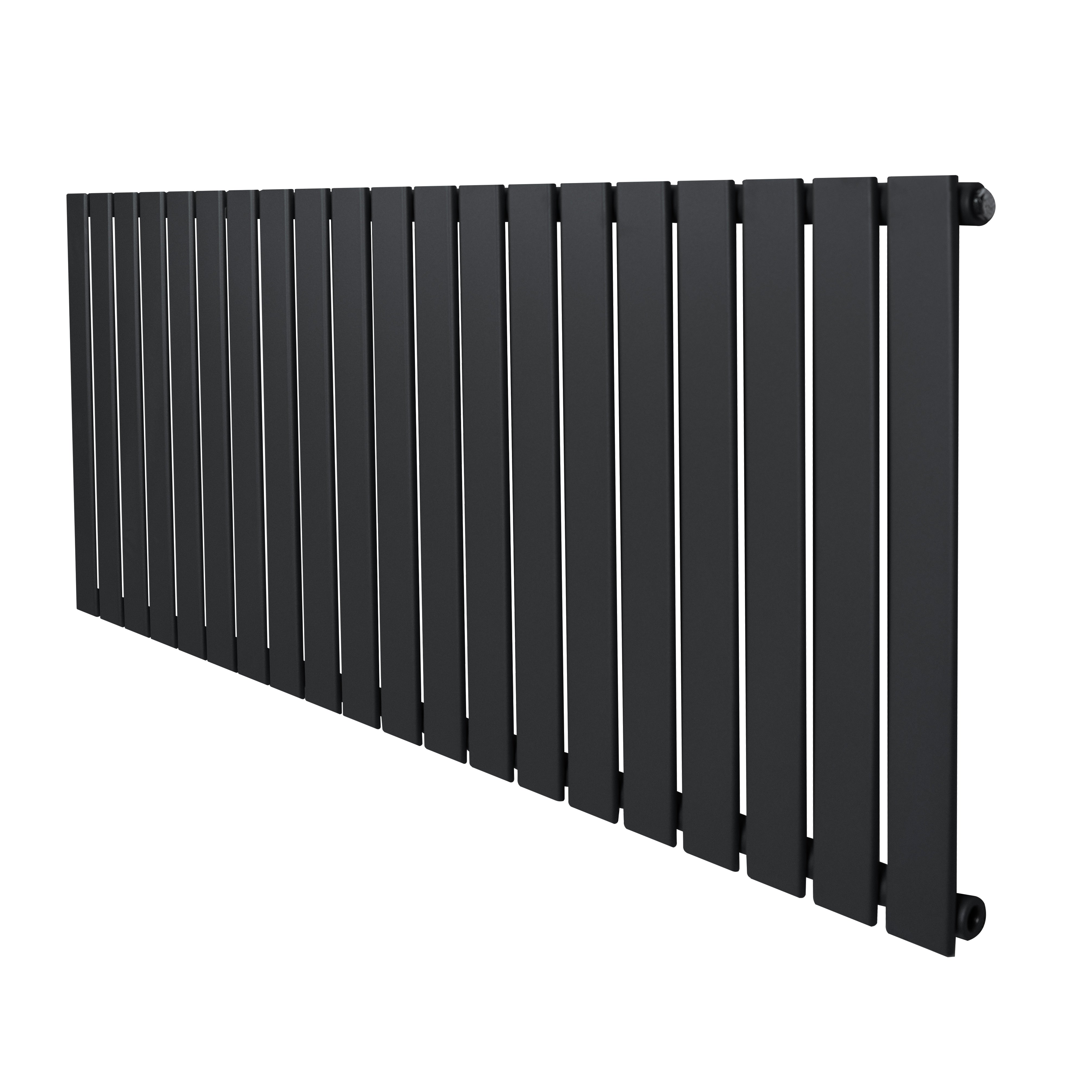 Radiador de columna única – 600 mm x 1400 mm – gris antracita