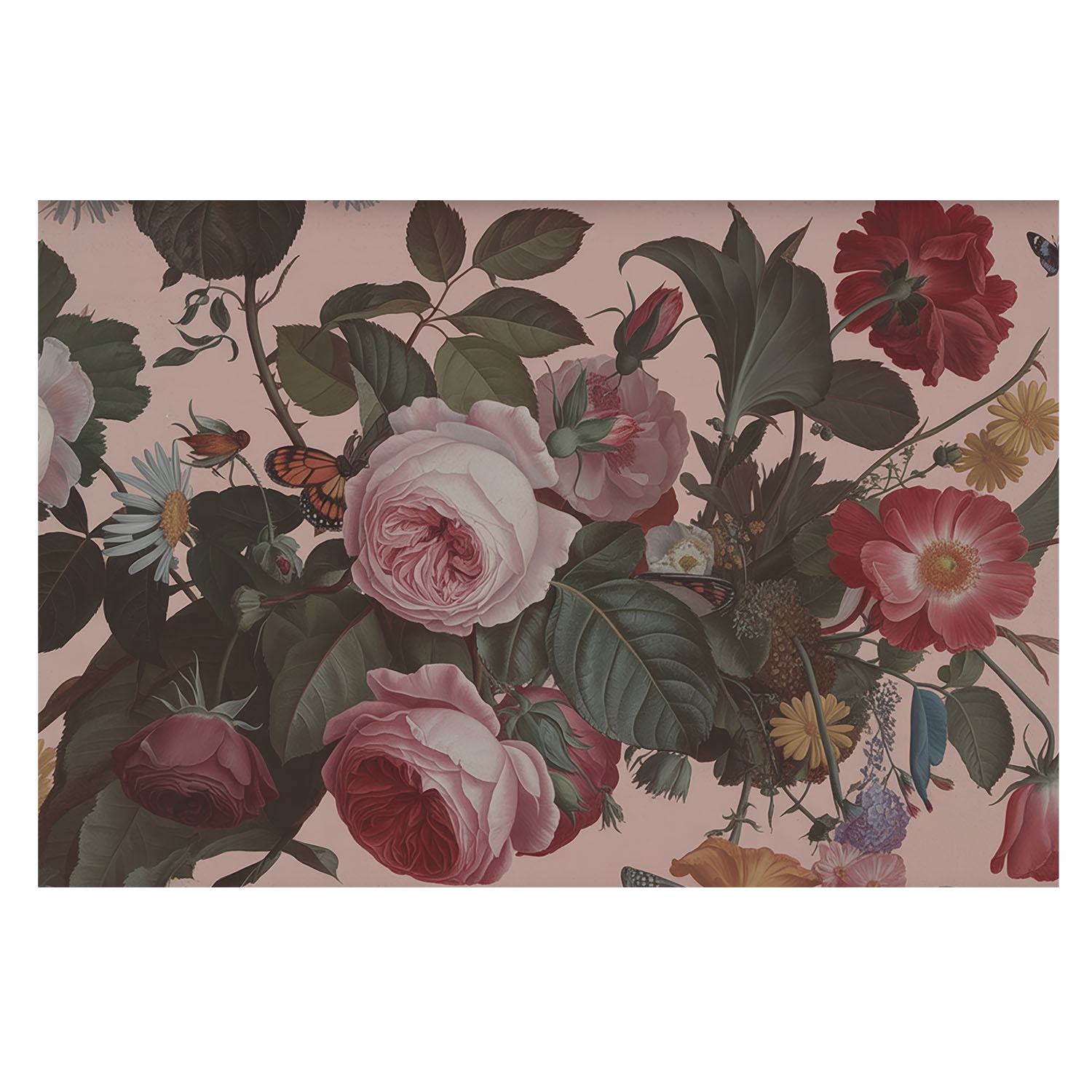 Papel pintado para paredes 312x219 elegancia floral tulup