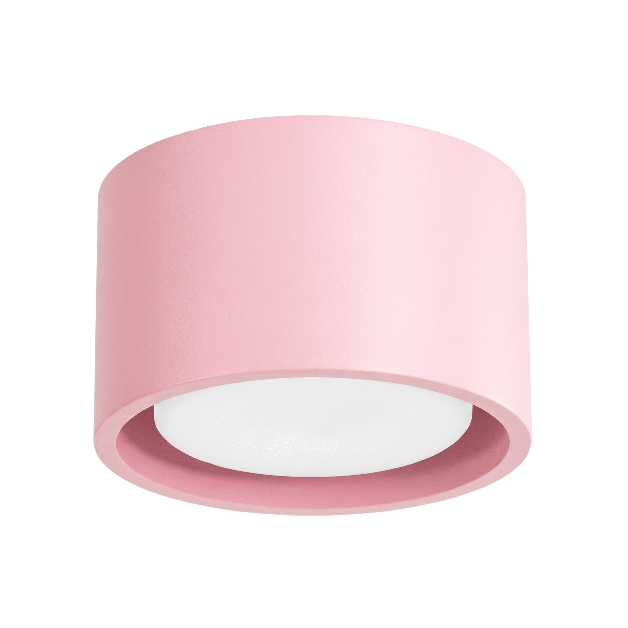 Plafones modo 1 rosa aluminio 10x6x10cm