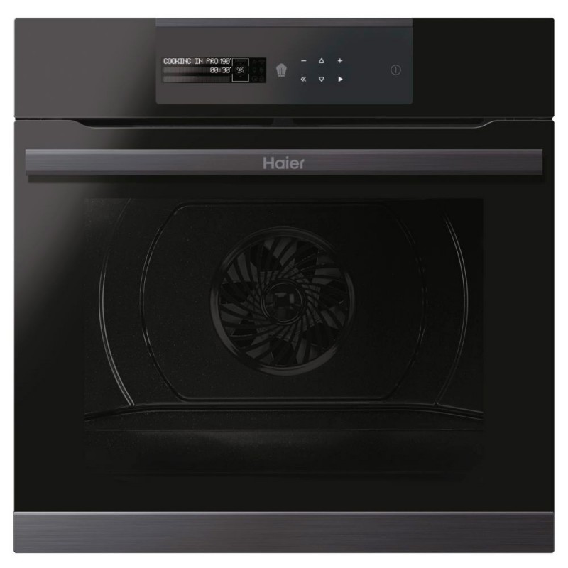 Horno haier hwo60sm5b9bh cristal negro pirolitico