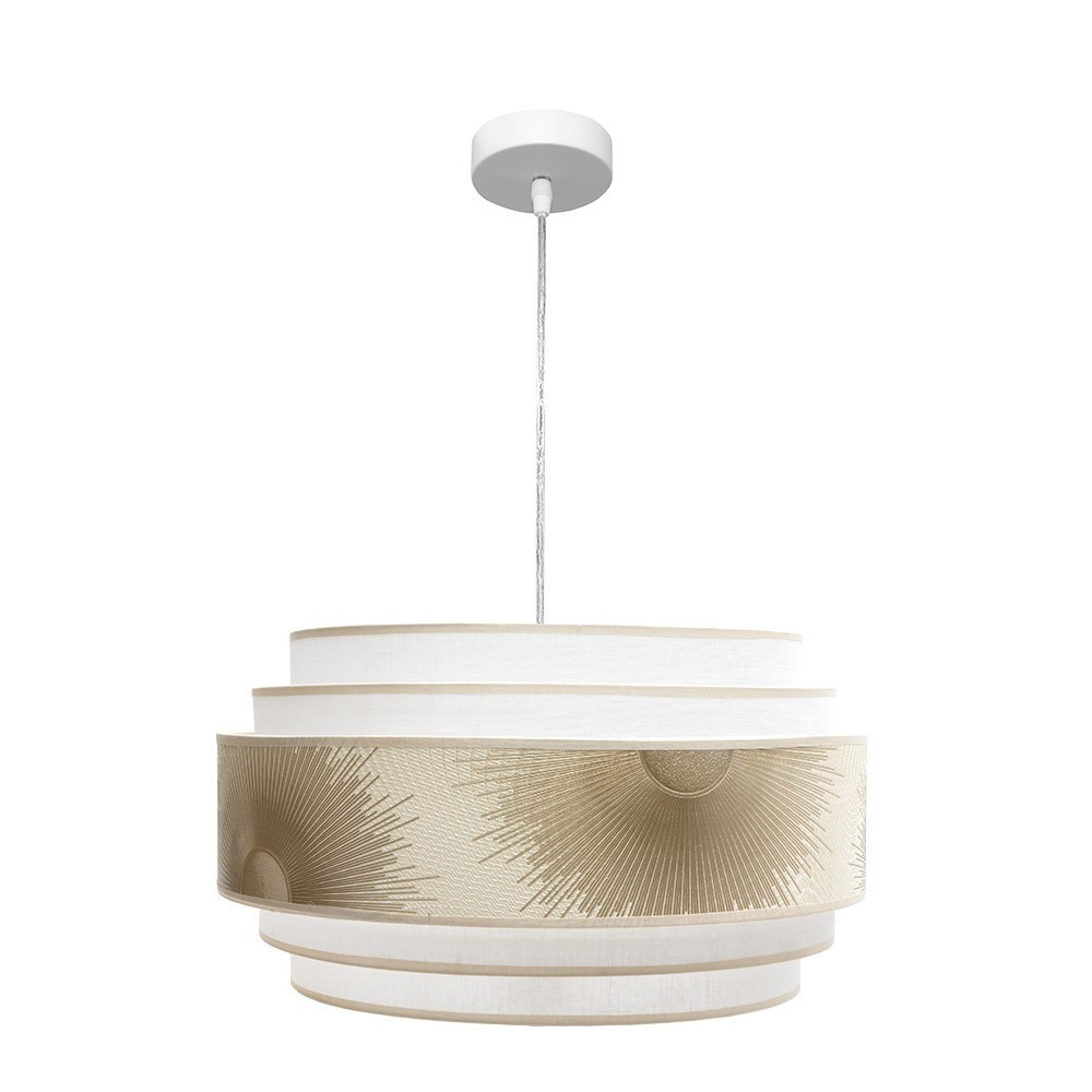Lampara de techo nepal blanco 50cm