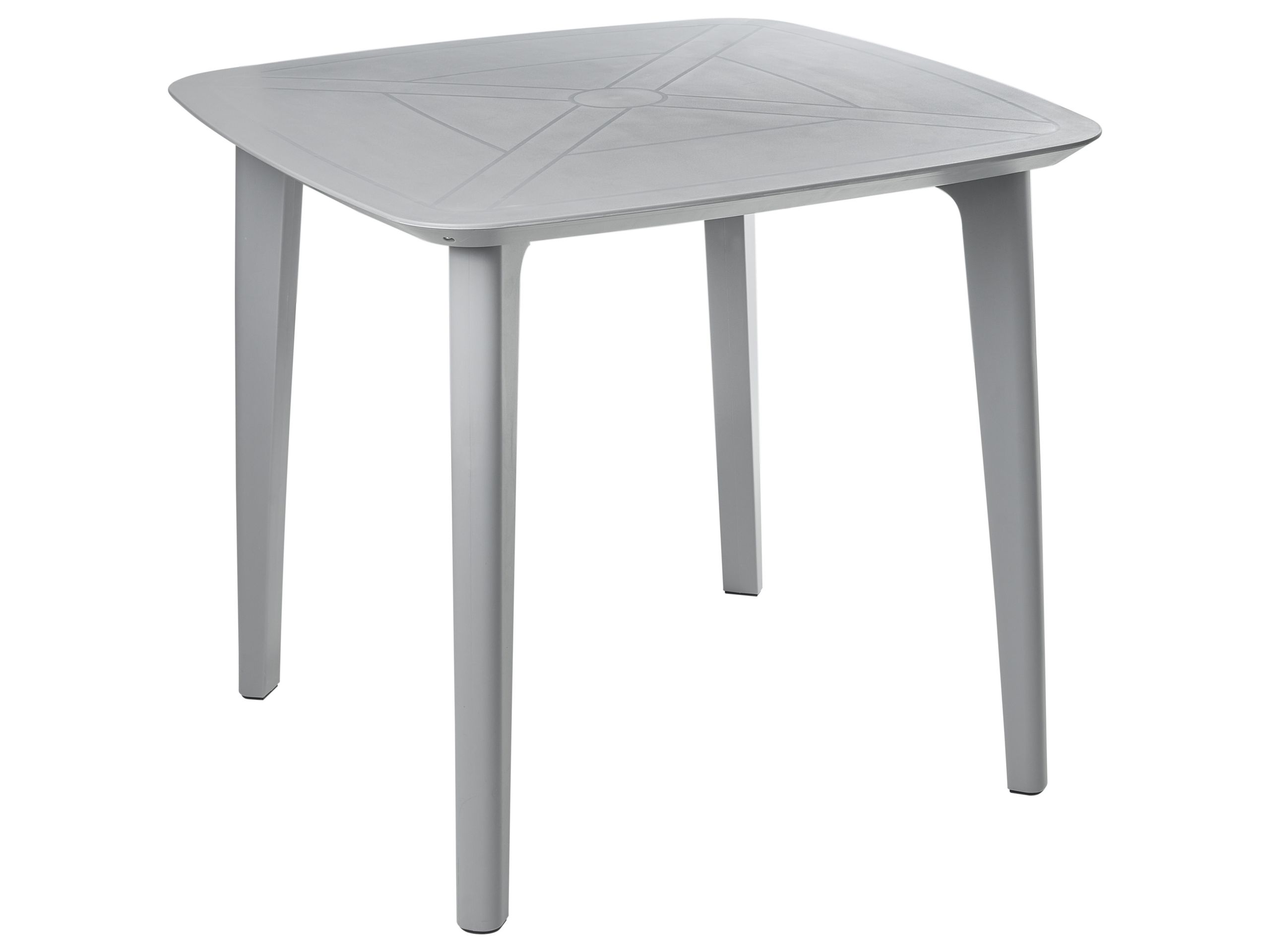 Mesa de jardín sorico 86 cm 86 cm gris