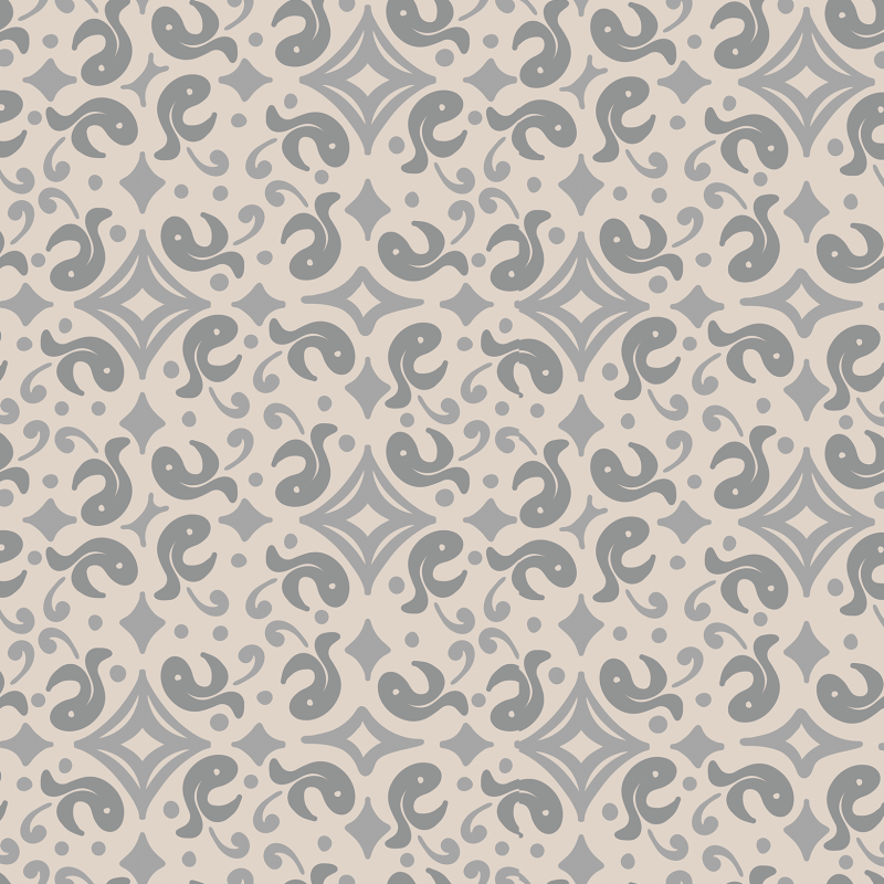 Papel pintado victoriano azulejo beige 60cm por 250cm